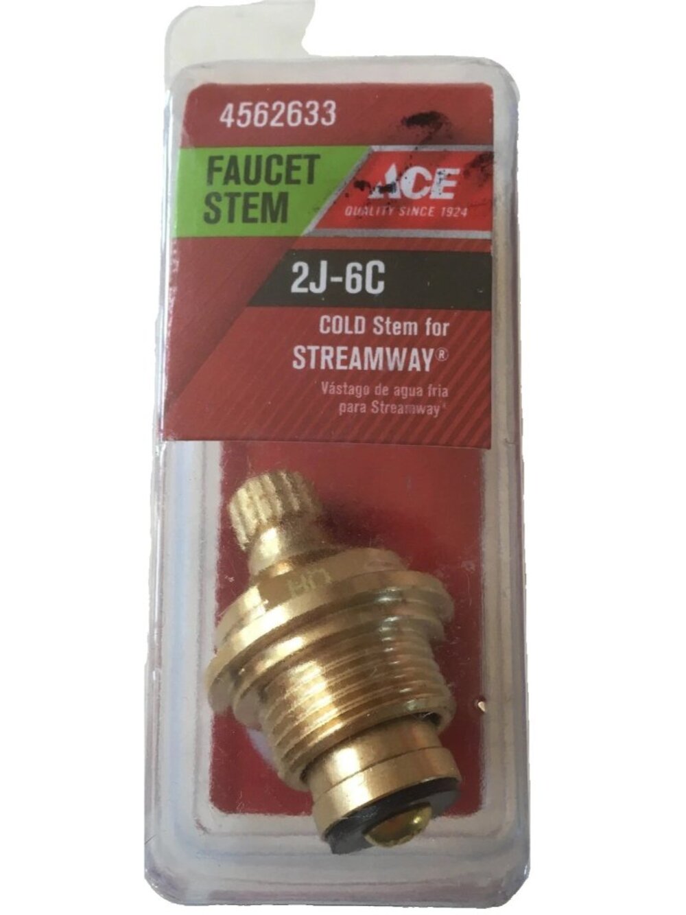 ACE #4562633 Faucet Cold Stem For STREAMWAY 2J-6C